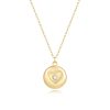 Isabella Circle Locket Necklace