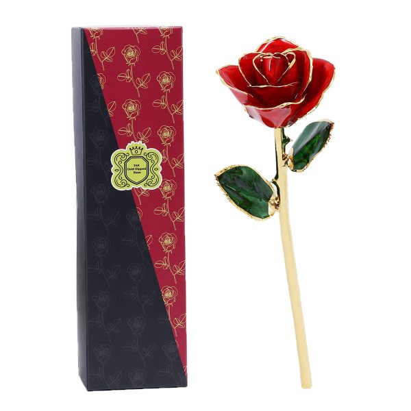 ClassicRed.jpg 24k Gold Dipped Rose