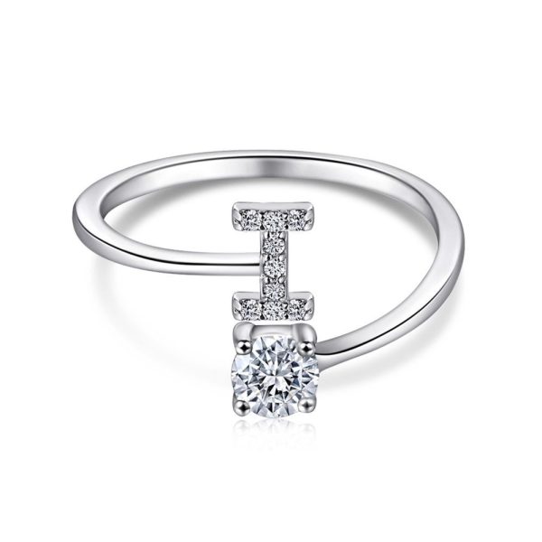 I.jpg Initial Sterling Silver Ring