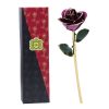 Purple.jpg 24k Gold Dipped Rose