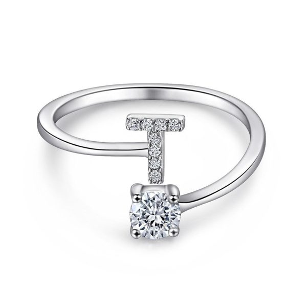 T.jpg Initial Sterling Silver Ring
