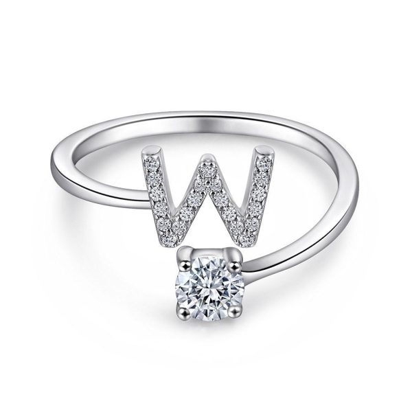 W.jpg Initial Sterling Silver Ring
