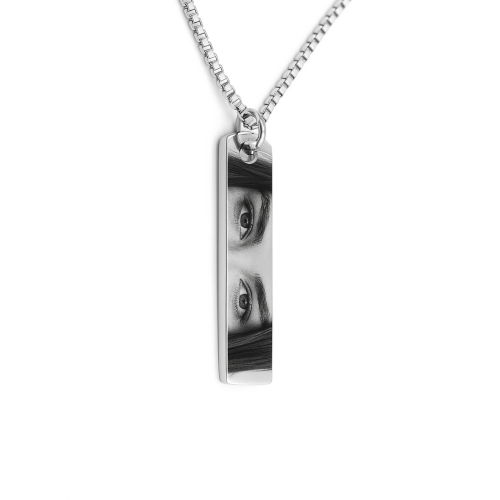 Personalized Eye Photo Necklace