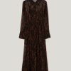 Wild Feather Shirt Dress | Brown