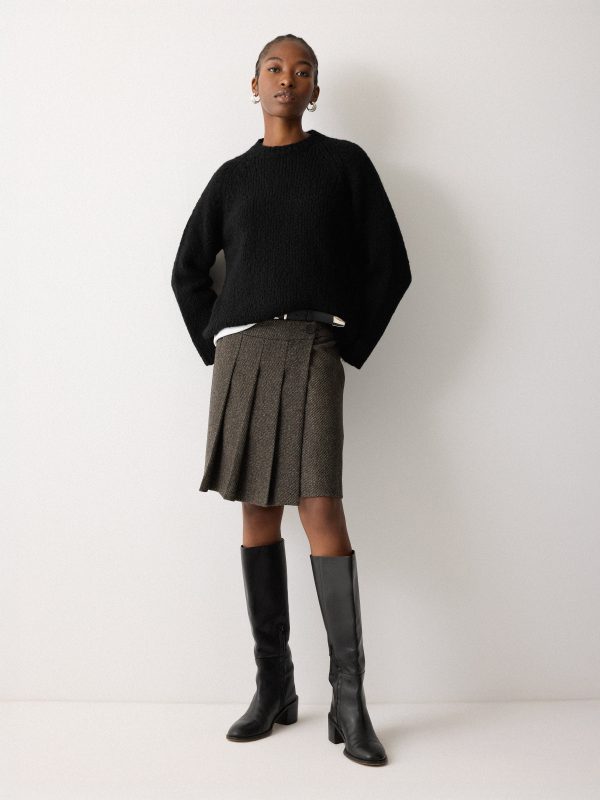 Soft Boucle Jumper | Black