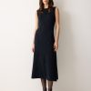 Embellished Knitted Dress | Navy